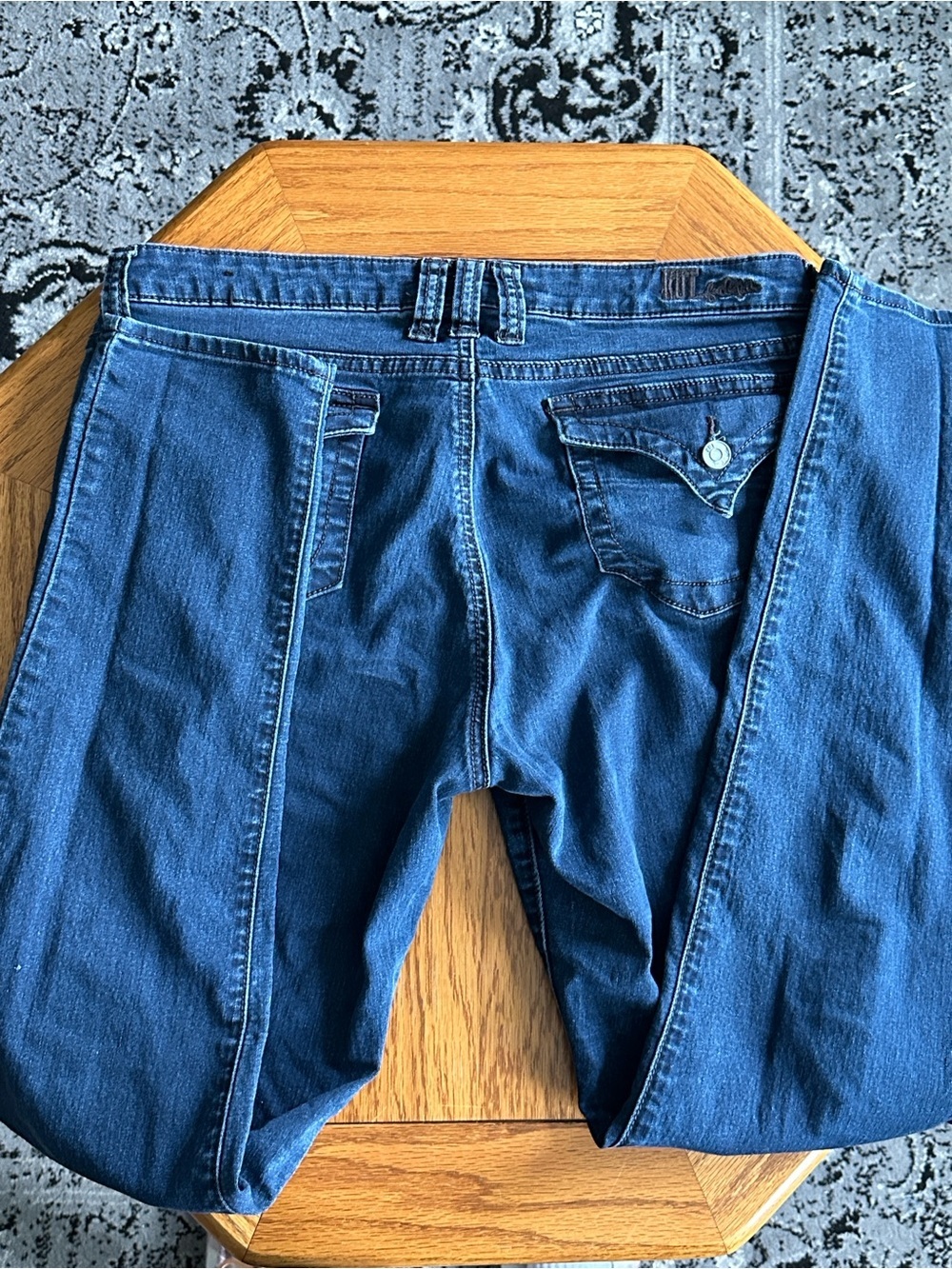 *KUT FROM THE KLOTH* Dark Blue Viv Toothpick Skinny Denim Jeans Size 12 - Picture 7 of 9